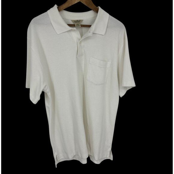 L.L. Bean Lot of 3 Mens Short Sleeve Polo Shirts Size L Tall - Picture 4 of 16